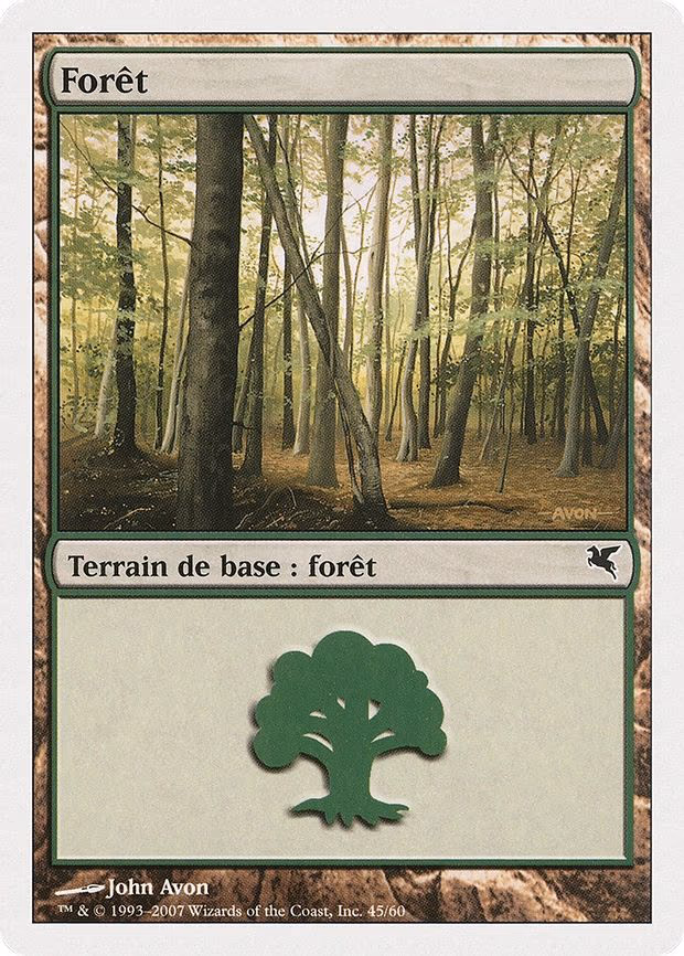 Forest (French) - "Foret" - L (B45)