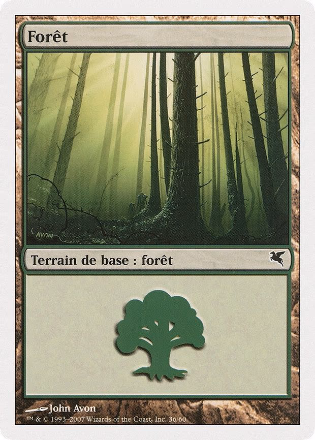 Forest (French) - "Foret" - L (B36)