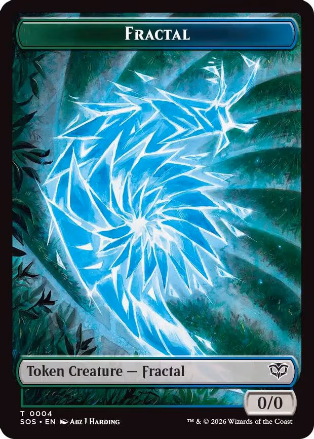Fractal (0004) // Spirit (0010) Double-Sided Token