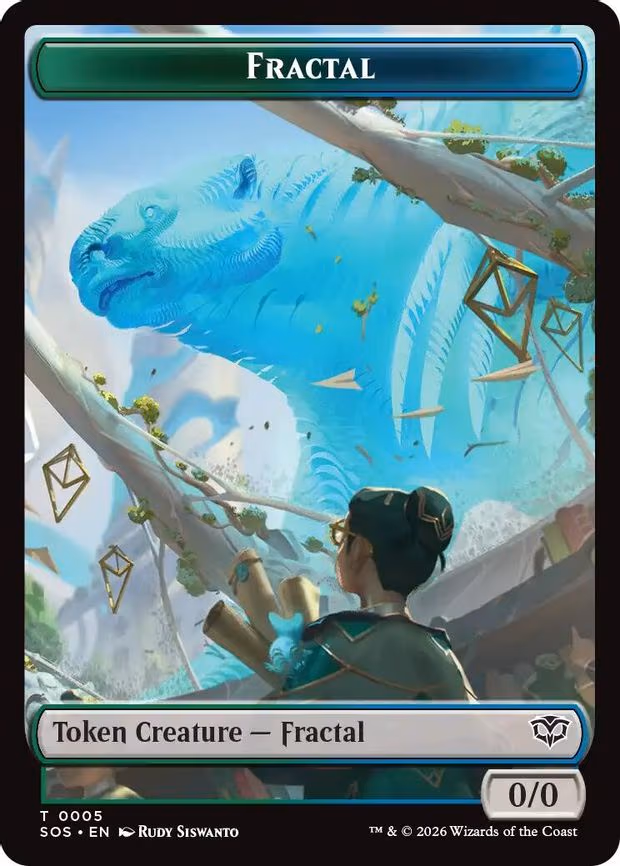 Fractal (0005) // Pest (0009) Double-Sided Token