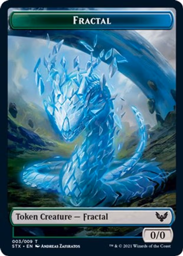 Fractal (3) // Treasure (7) Double-sided Token
