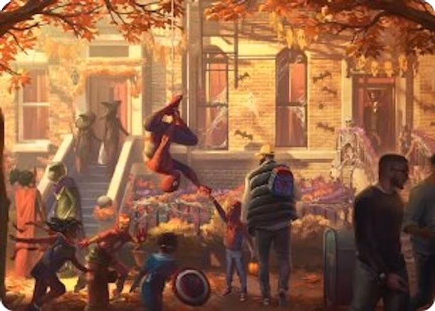 Friendly Neighborhood Art Card