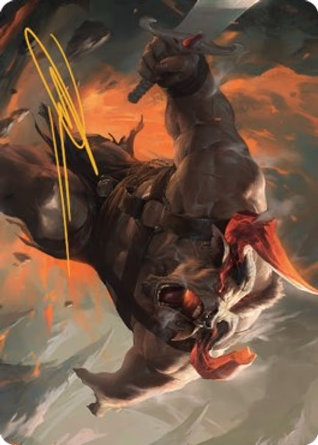 Furious Bellow Art Card