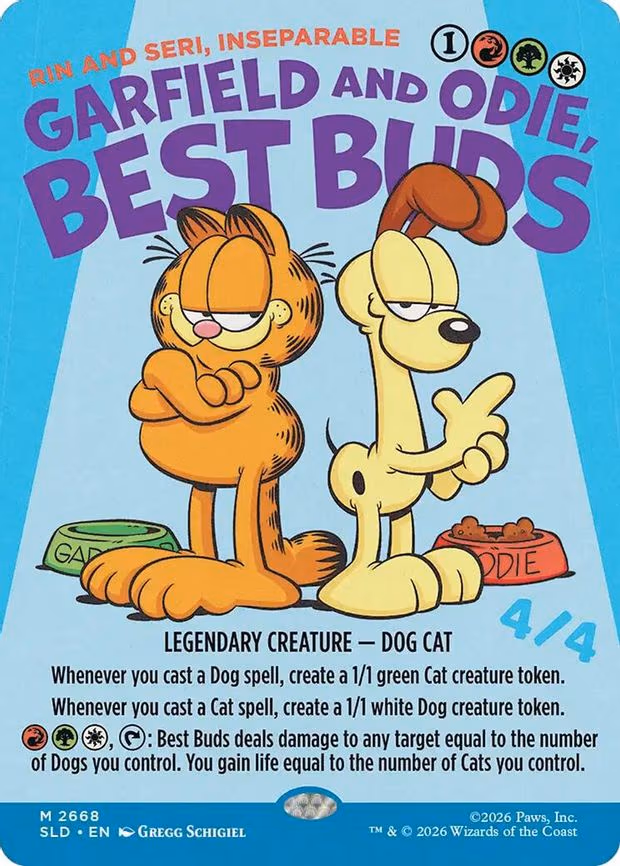 Garfield and Odie, Best Buds - Rin and Seri, Inseparable - M (2668)