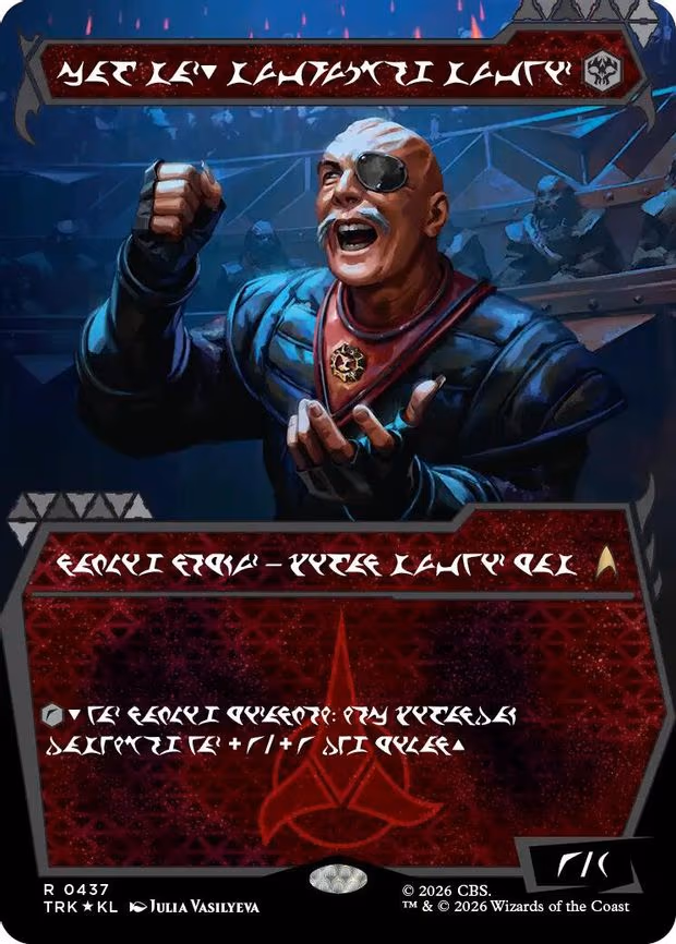 General Chang, Cold Warrior (Showcase) (0437) (Klingon) - R (437)