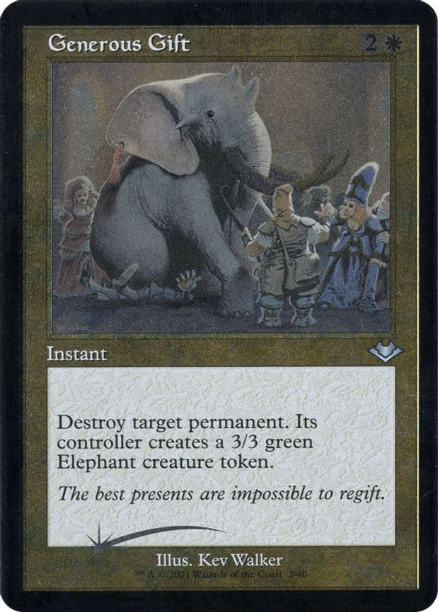 Generous Gift (Retro Frame)