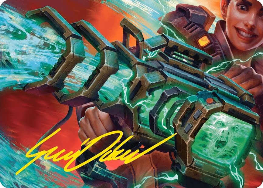Ghost Vacuum Art Card