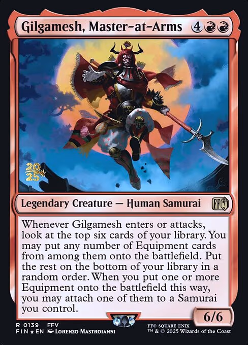 Gilgamesh, Master-at-Arms