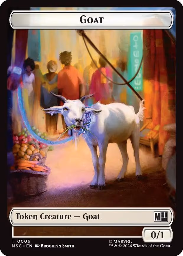 Goat // Construct Double-Sided Token - T (6 // 14)