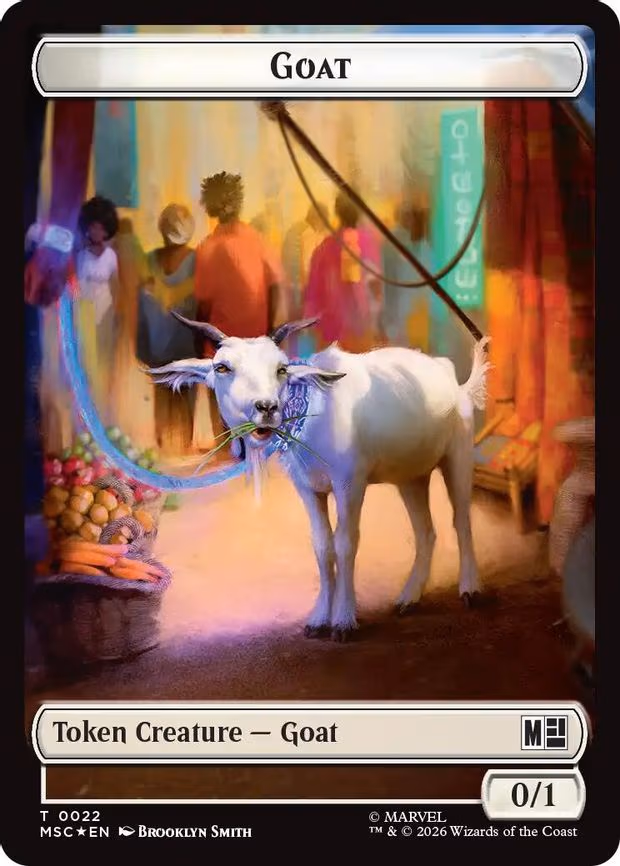 Goat // Soldier Double-Sided Token - T (22 // 23)