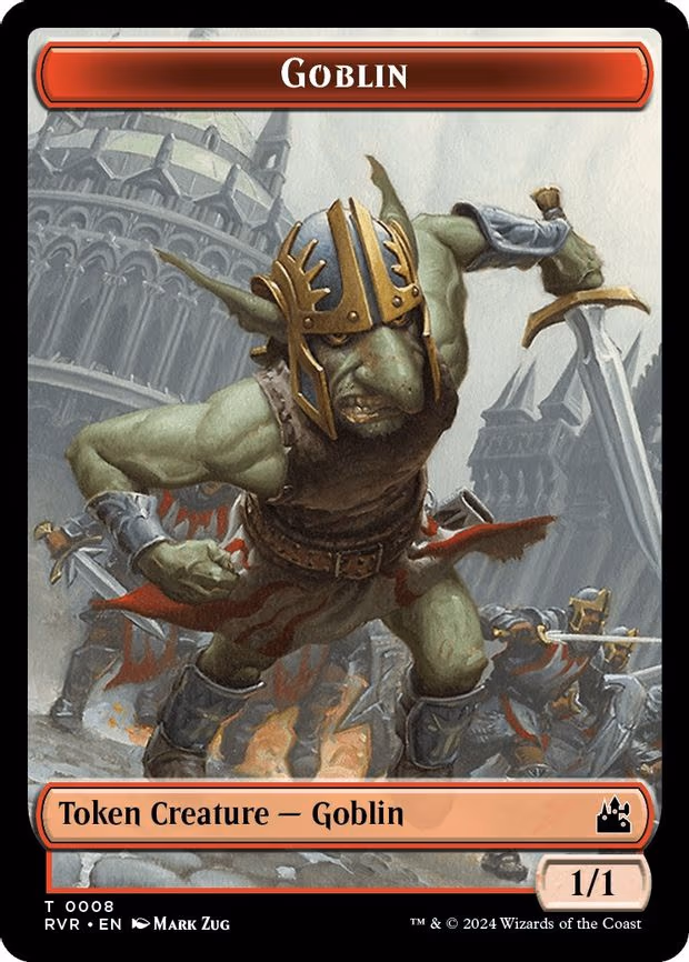 Goblin (0008) // Goblin (0009) Double-Sided Token