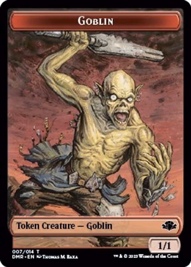 Goblin // Squirrel Double-Sided Token