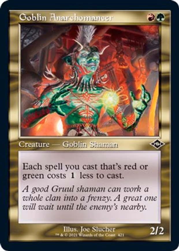Goblin Anarchomancer (Retro Frame)