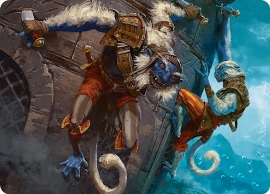 Goblin Boarders Art Card
