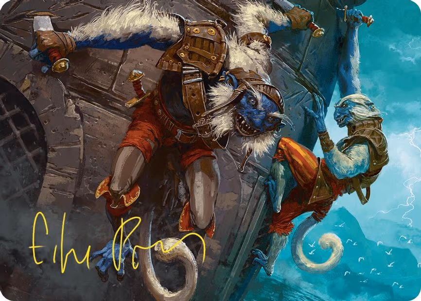 Goblin Boarders Art Card