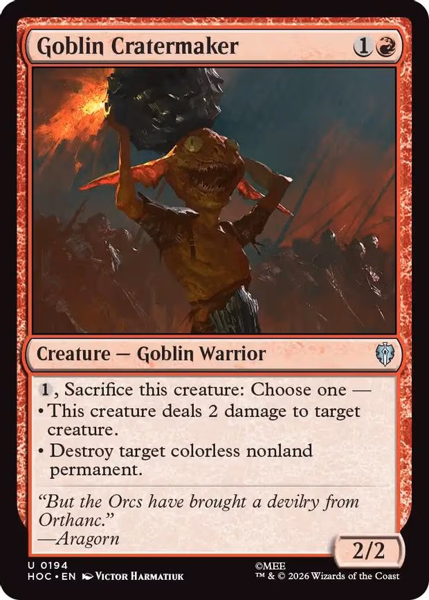 Goblin Cratermaker - U (194)