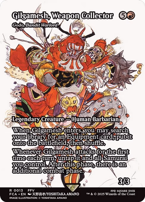 Gilgamesh, Weapon Collector - Godo, Bandit Warlord