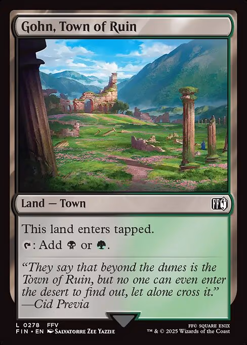 Gohn, Town of Ruin