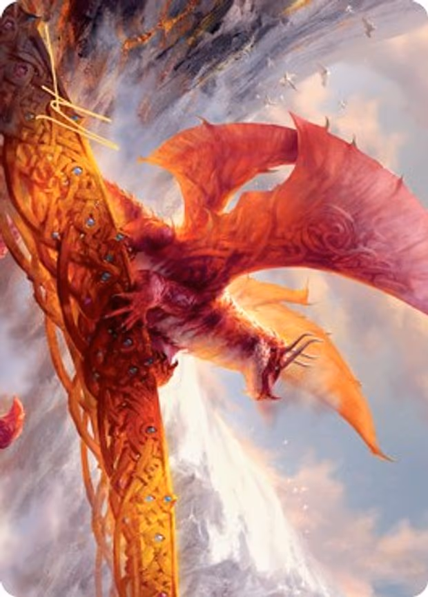 Goldspan Dragon Art Card