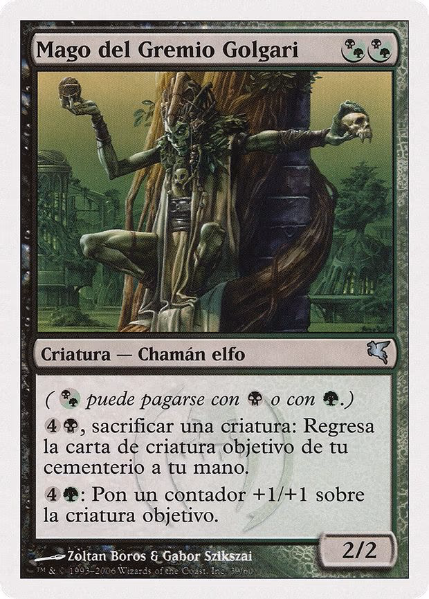Golgari Guildmage (Spanish) - "Mago del Gremio Golgari"