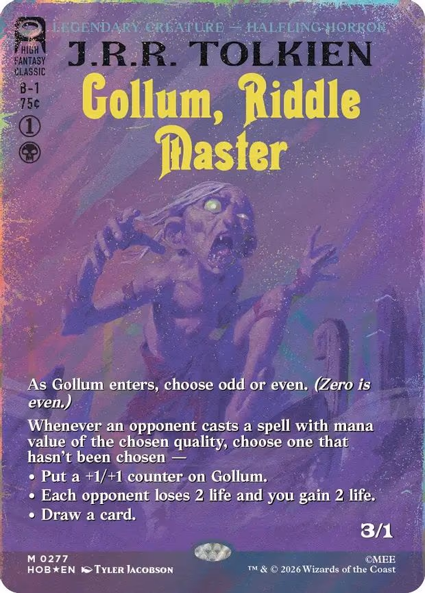 Gollum, Riddle Master - M (277)