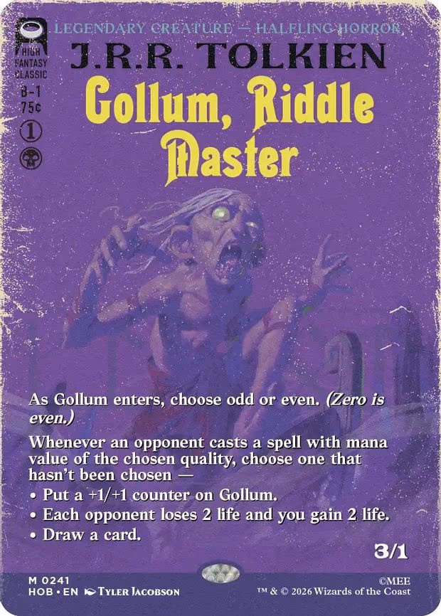 Gollum, Riddle Master - M (241)