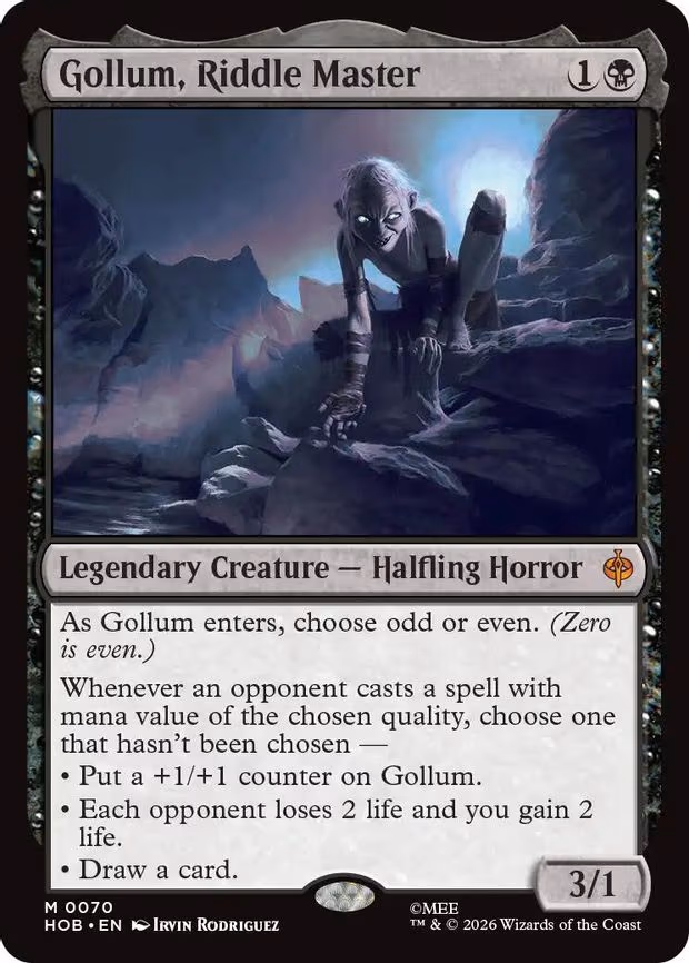 Gollum, Riddle Master - M (70)