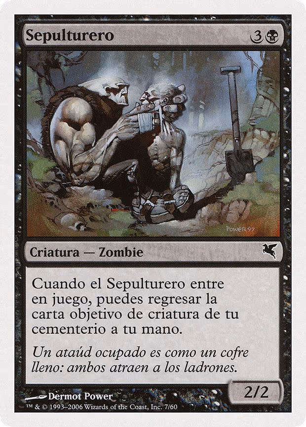 Gravedigger (Spanish) - "Sepulturero"