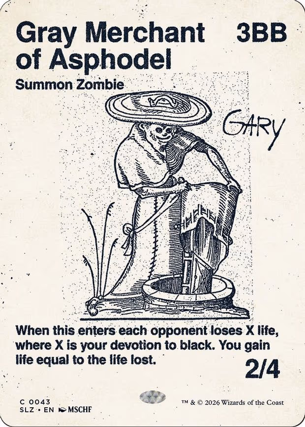Gray Merchant of Asphodel - C (43)