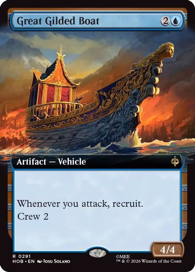 Great Gilded Boat - R (291)