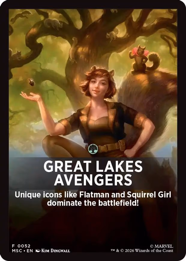 Great Lakes Avengers Theme Card - T (52)
