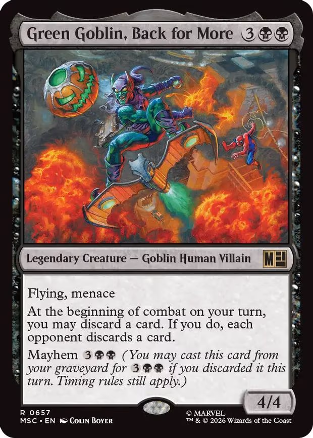 Green Goblin, Back for More - R (657)