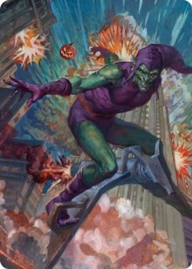 Green Goblin Art Card