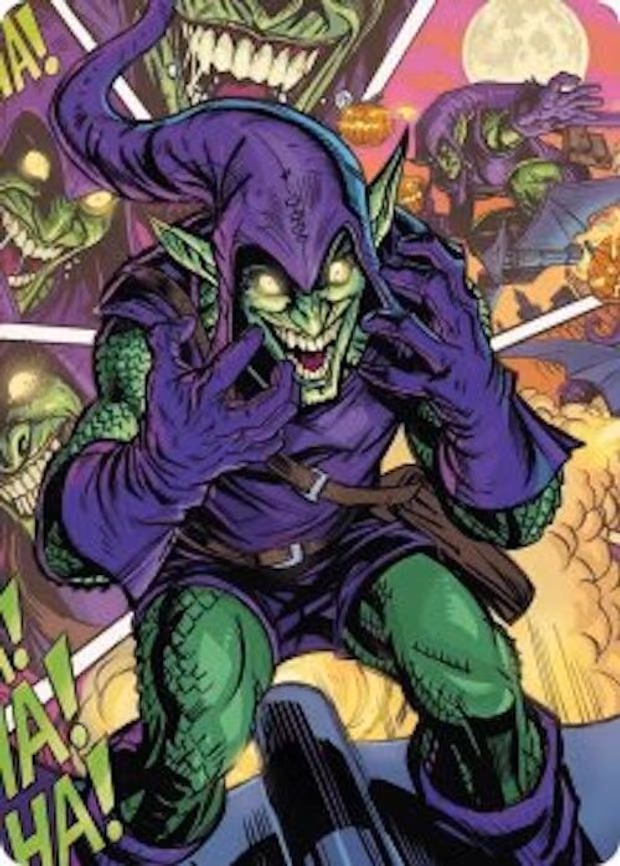 Green Goblin Art Card