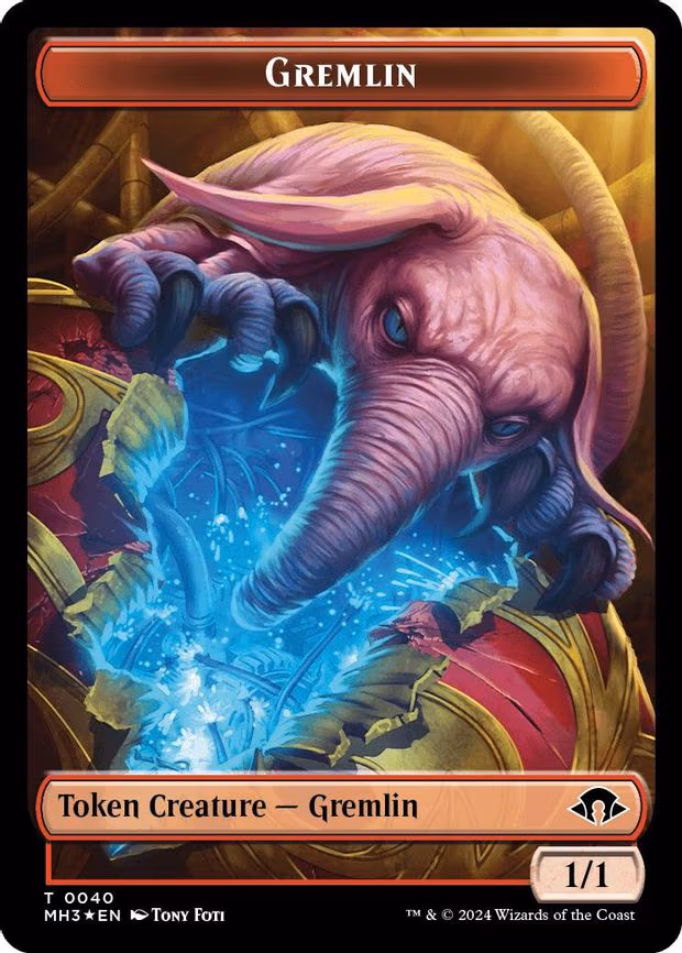 Gremlin (Ripple Foil) // Copy Double-Sided Token