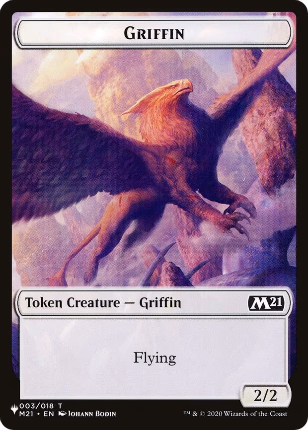 Griffin // Ajani's Pridemate Double-sided Token