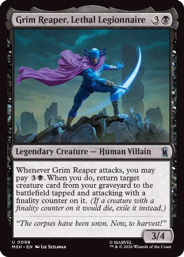 Grim Reaper, Lethal Legionnaire - U (98)