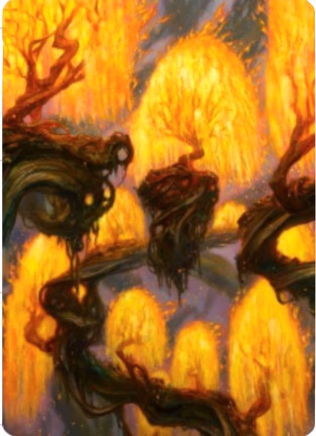 Grove of the Burnwillows Art Card