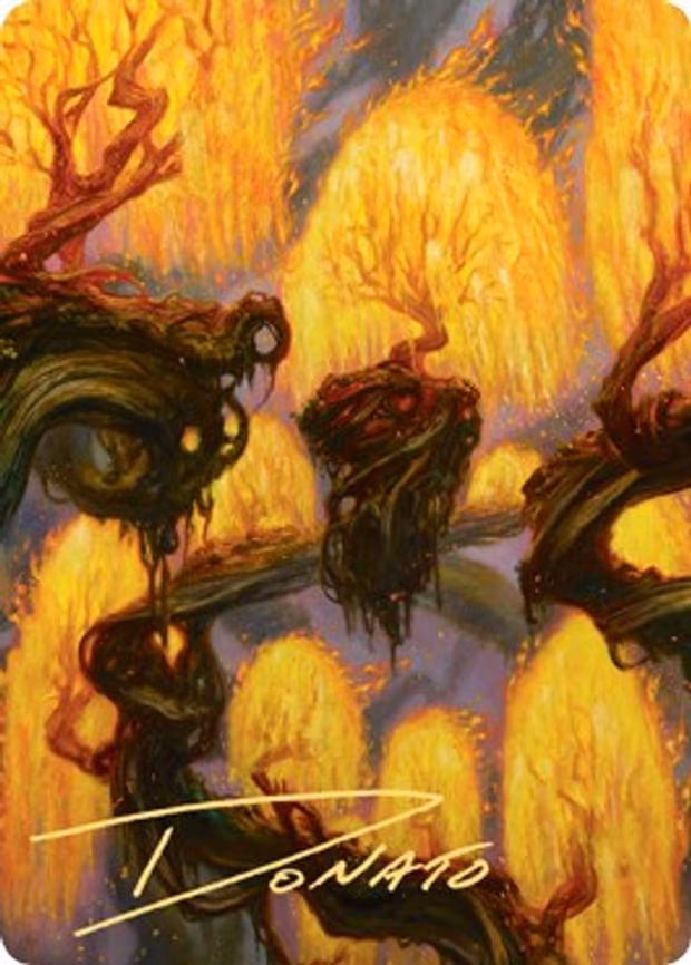 Grove of the Burnwillows Art Card