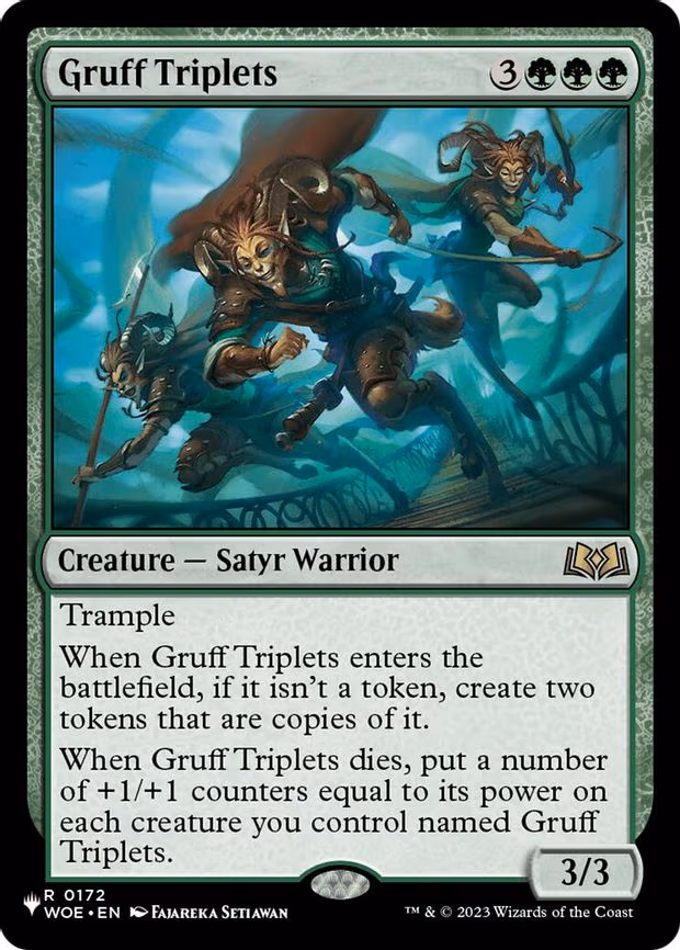 Gruff Triplets - R (172)