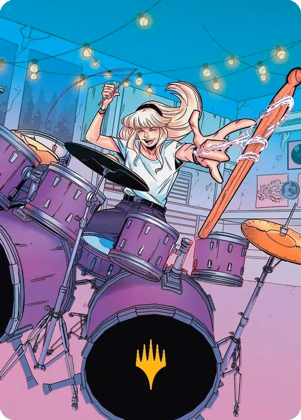 Gwen Stacy Art Card