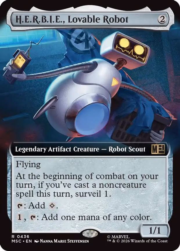 H.E.R.B.I.E., Lovable Robot - R (436)