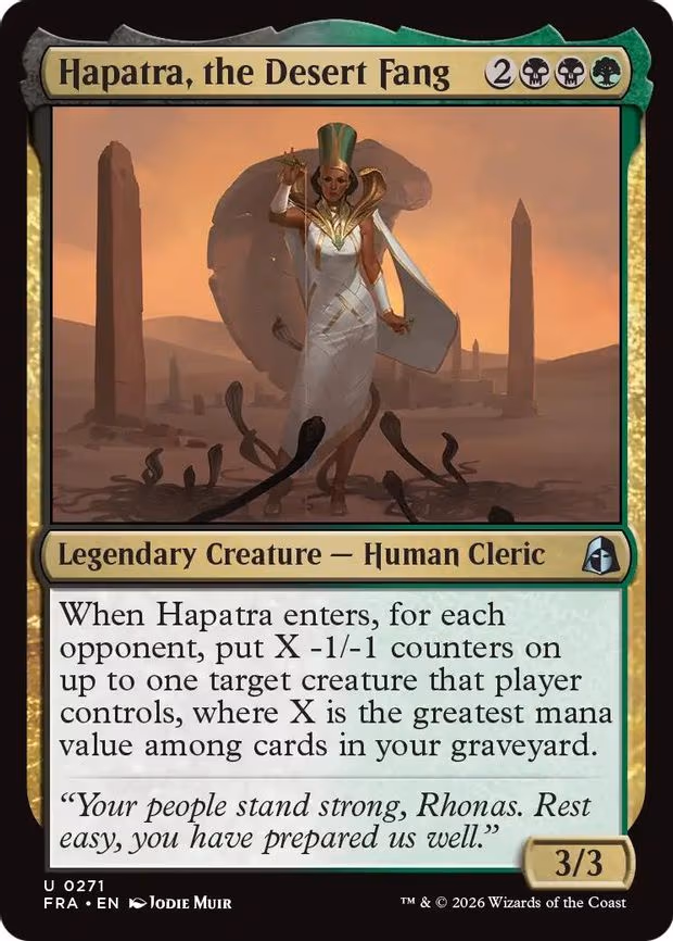 Hapatra, the Desert Fang - U (271)