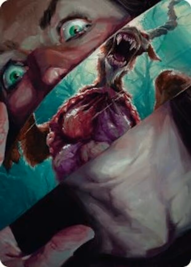 Hauntwoods Shrieker Art Card