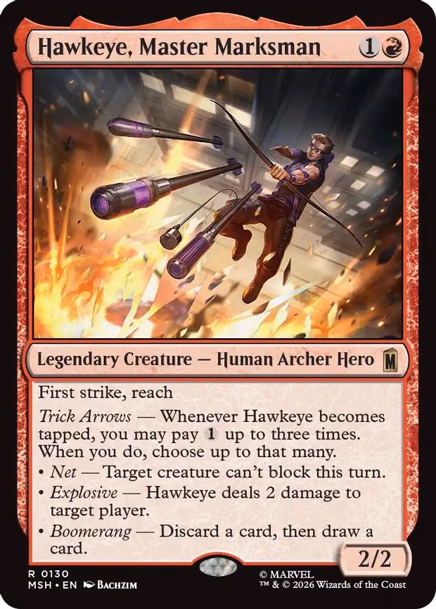Hawkeye, Master Marksman - R (130)