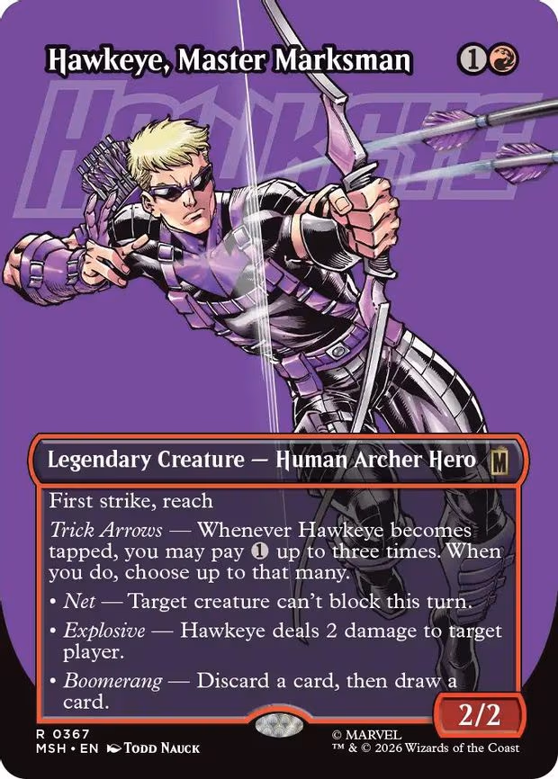 Hawkeye, Master Marksman - R (367)