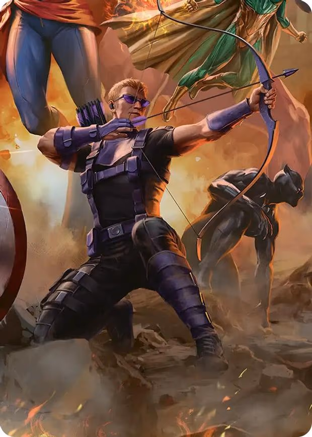 Hawkeye, Trick Shot Art Card - S (6)