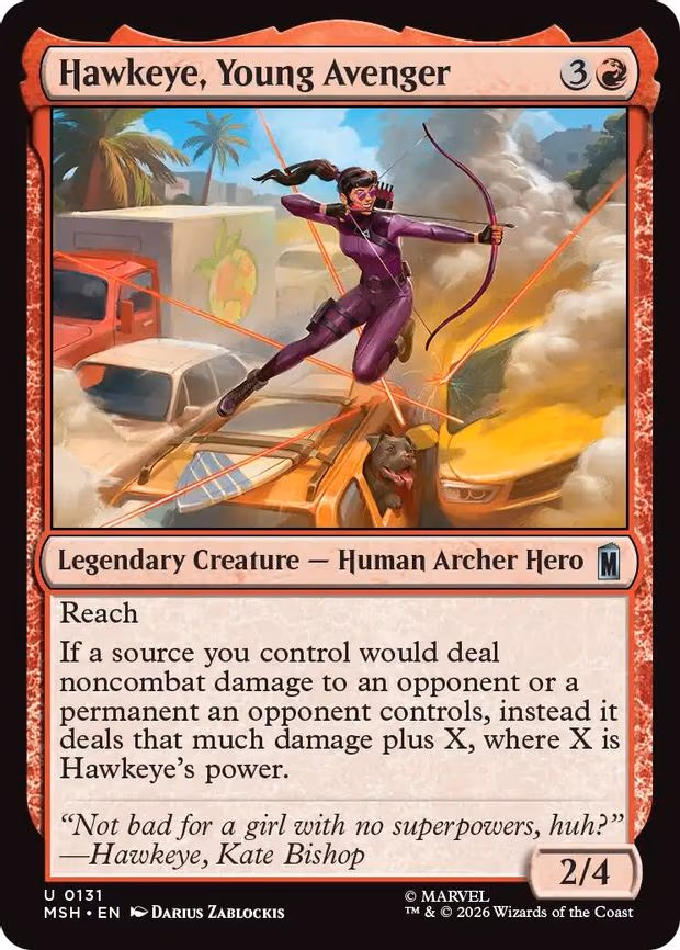 Hawkeye, Young Avenger - U (131)