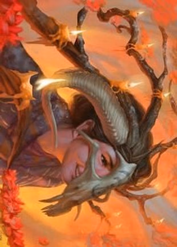 Hedgewitch's Mask Art Card