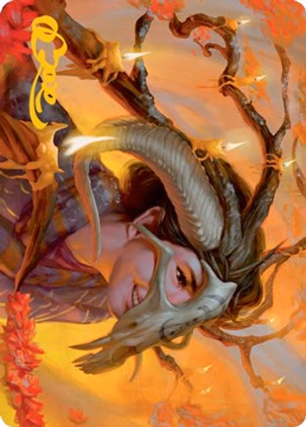 Hedgewitch's Mask Art Card